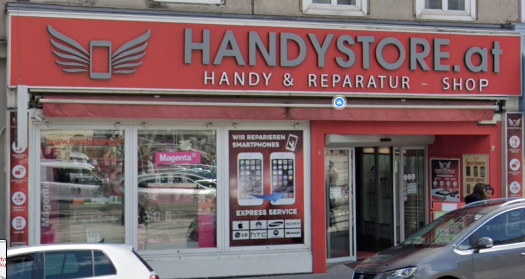 The branch of the Handystore at Rennweg